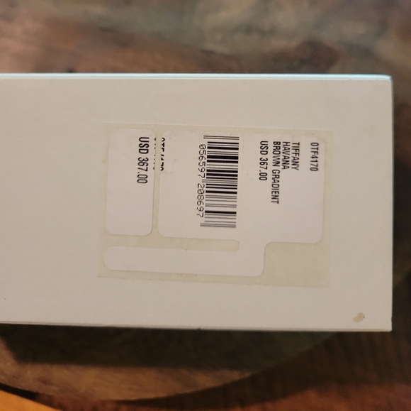 Tiffany & Company TF4170 Logo T Cat Eye Sunglasses in Havanah Brown.  MA#621 - Picture 6 of 17